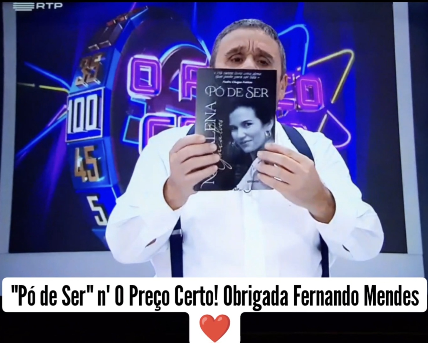 " Pó de Ser " com um blurb de PEDRO CHAGAS FREITAS / Obrigada Fernando Mendes ❤️