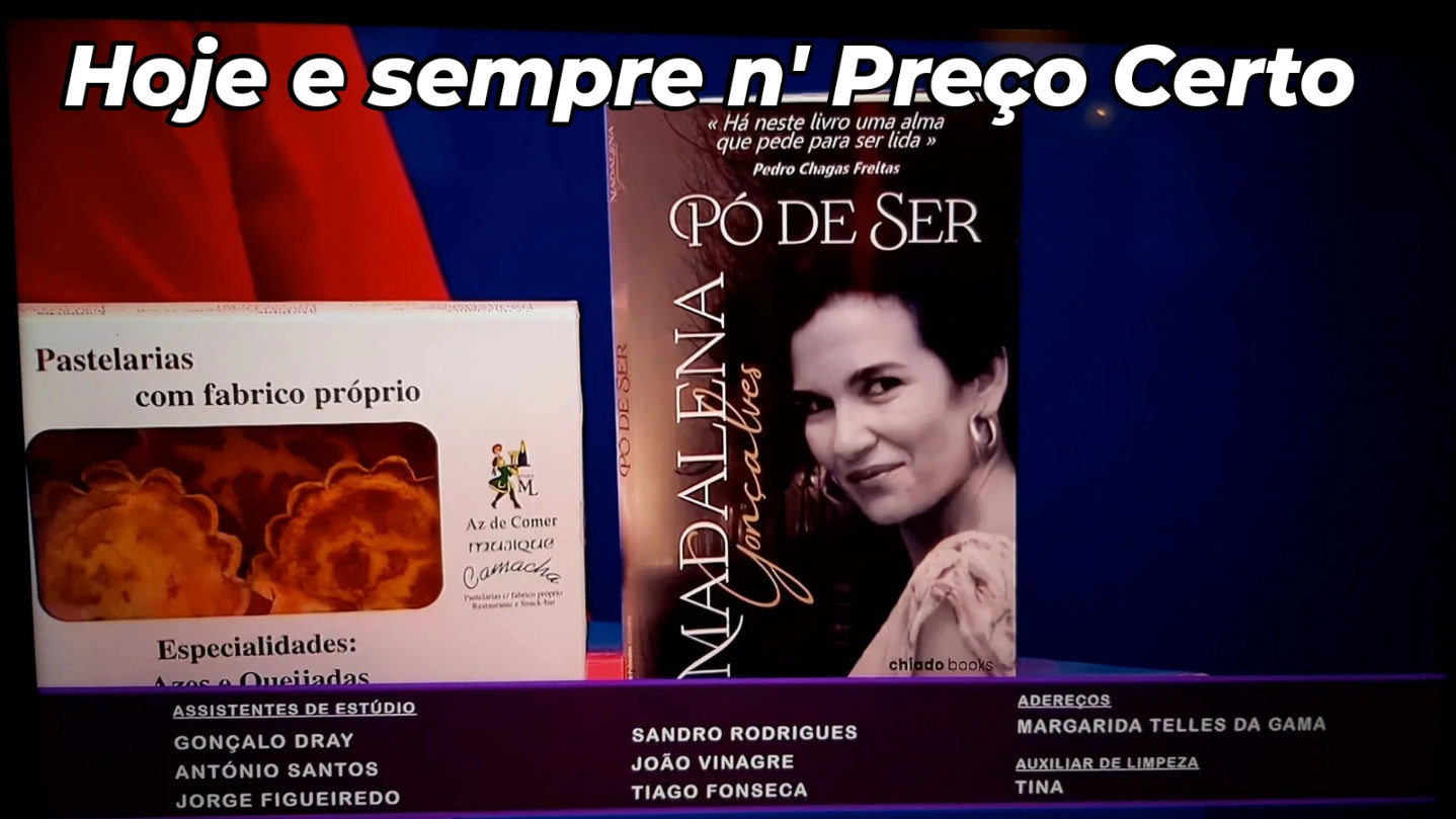 " Pó de Ser " com um blurb de PEDRO CHAGAS FREITAS no #OPrecoCerto 